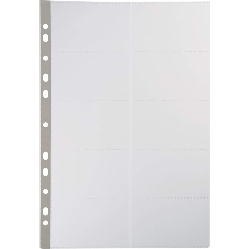 Recharge pochette carte de visite 14x11 Géode 5 Poch. Viquel