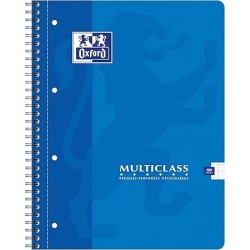 Cahier int.180p 90g seyes multiclass assortis Oxford