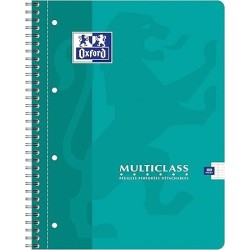 Cahier int.180p 90g seyes multiclass assortis Oxford