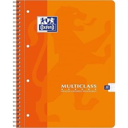 Cahier int.180p 90g seyes multiclass assortis Oxford
