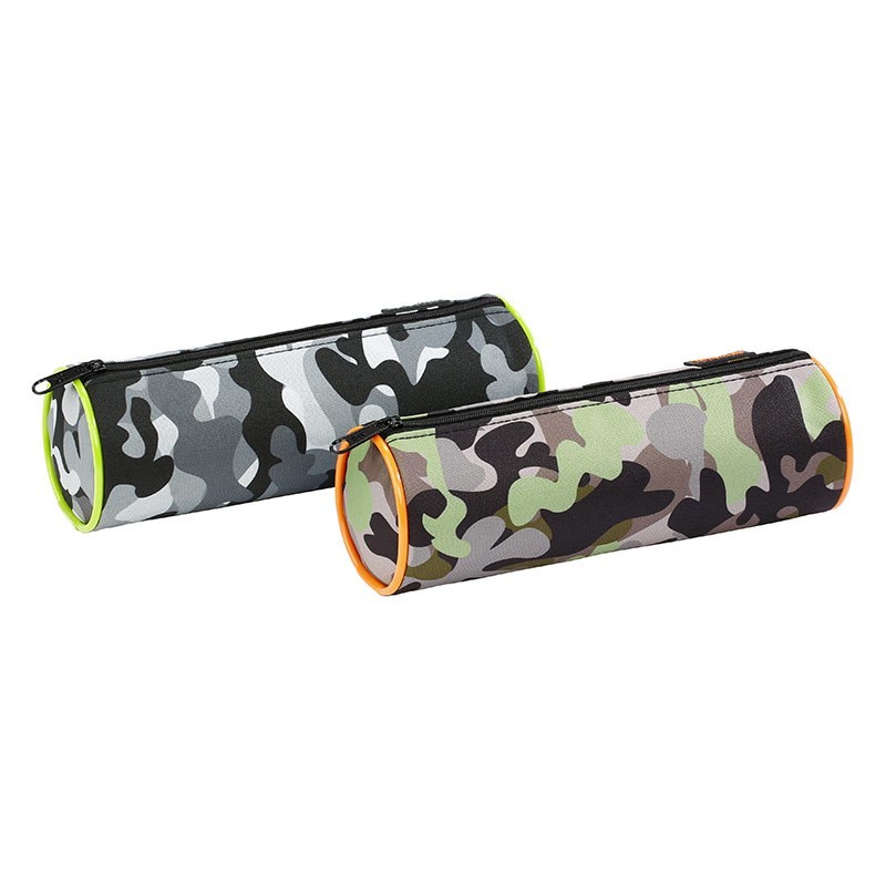 Trousse rond 22x7 Camouflage et jeans Viquel