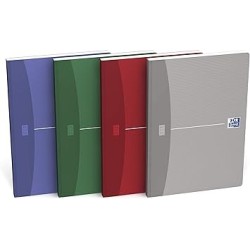 Cahier brochure A4 192p 90g 5x5 essentials assortis Oxford