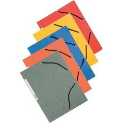 Chemise 3 rabats 24x32 cartonnée lustrée 375g Q-CONNECT