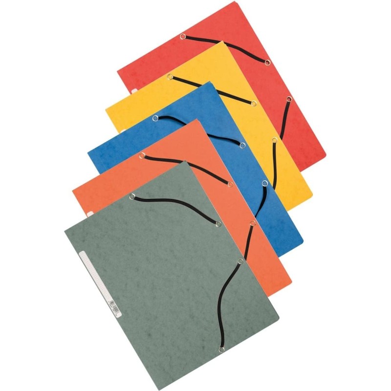 Chemise 3 rabats 24x32 cartonnée lustrée 375g Q-CONNECT