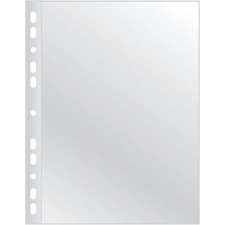 Pochette perforée avec fastner métal A4 (pqt de 10) Q-Connect