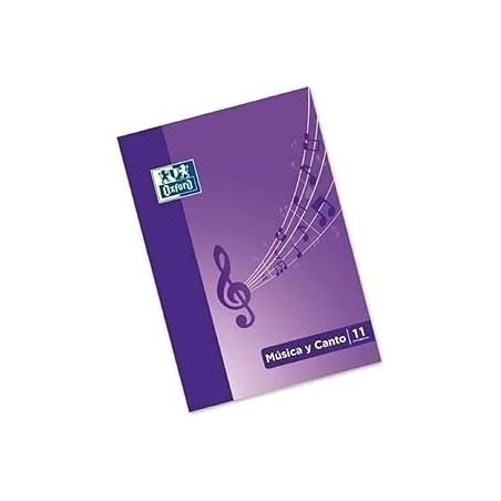 Cahier musique et chant 17x22 seyes 48p 90g Oxford