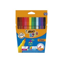 Feutre 12 couleurs kids visa BIC