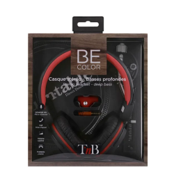 Casque stéréo pliable avec kit piéton intégré BE-COLOR VIP VINYLE