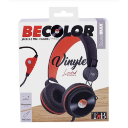 Casque stéréo pliable avec kit piéton intégré BE-COLOR VIP VINYLE