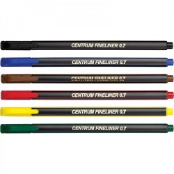 Feutre de bureau pte 0.7 FINELINER poch de 6 CENTRUM