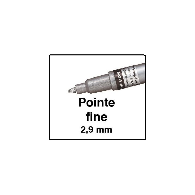 Feutre de bureau pointe fine paint marker doré PENTEL