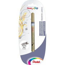 Feutre de bureau pointe fine paint marker doré PENTEL