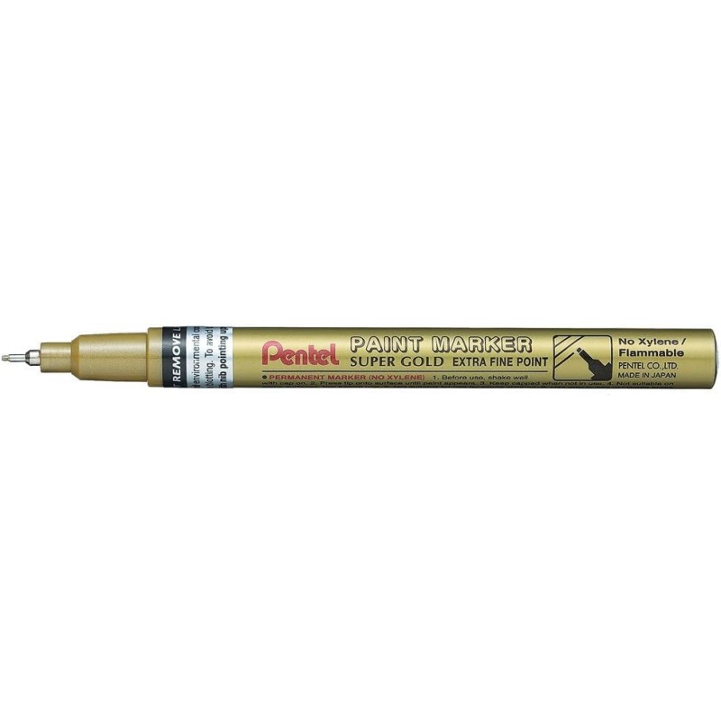 Feutre de bureau pointe extra fine paint marker doré PENTEL