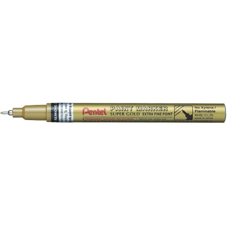 Feutre de bureau pointe extra fine paint marker doré PENTEL