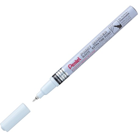 Feutre de bureau pointe extra fine paint marker blanc PENTEL