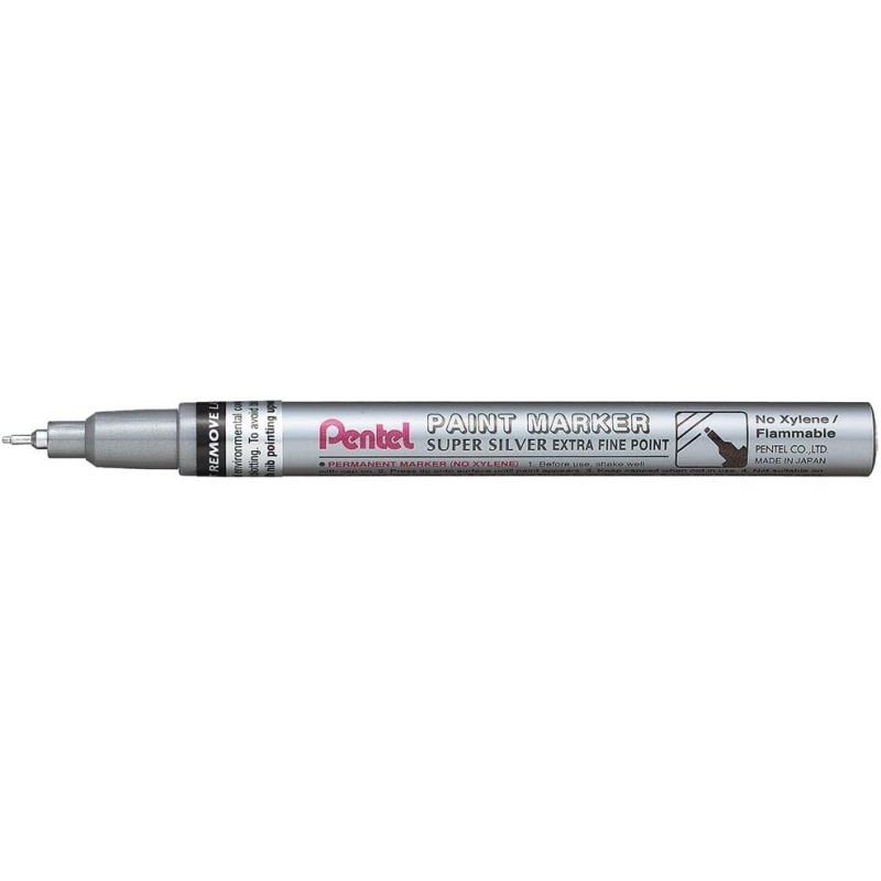 Feutre de bureau pointe extra fine paint marker argenté PENTEL
