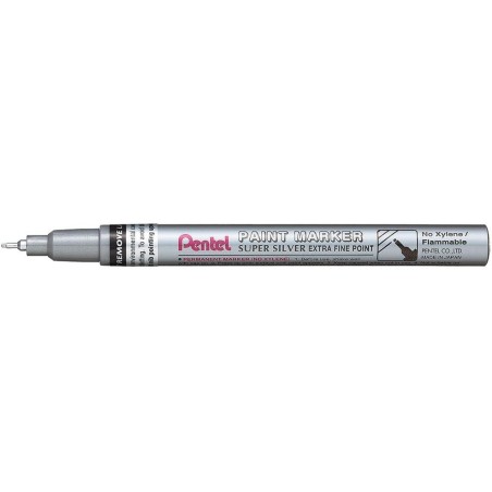Feutre de bureau pointe extra fine paint marker argenté PENTEL
