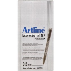 Feutre drawing system 0,2 mm noir ARTLINE