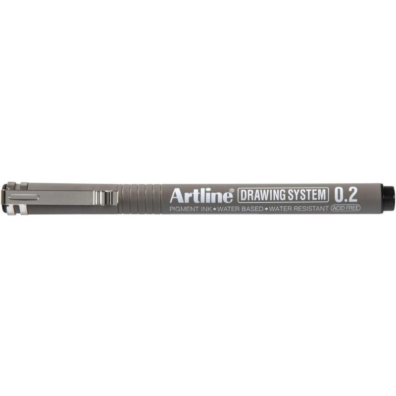 Feutre drawing system 0,2 mm noir ARTLINE