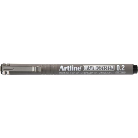 Feutre drawing system 0,2 mm noir ARTLINE