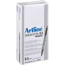 Feutre drawing system 0,5 mm noir ARTLINE
