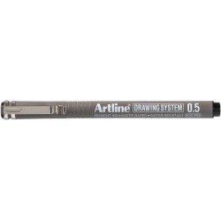 Feutre drawing system 0,5 mm noir ARTLINE