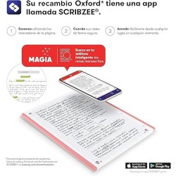 Feuille mobile A4 seyes assorties 200p 80g Oxford