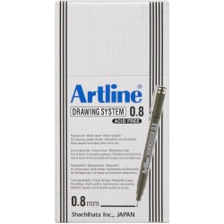 Feutre drawing system 0,8 mm noir ARTLINE