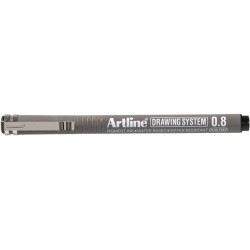 Feutre drawing system 0,8 mm noir ARTLINE