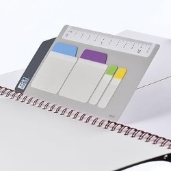 Agenda oxford office 15x211sem sur 2pages 2024 gris élastique noir français