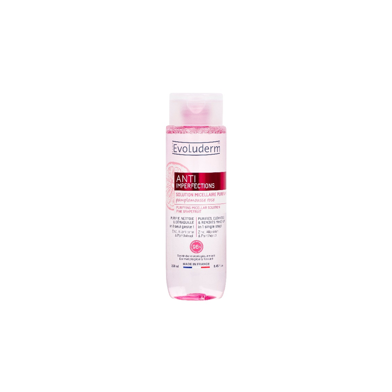 Solution micellaire purifiant anti imperfect° 250 ml EVOLUDERM 20389