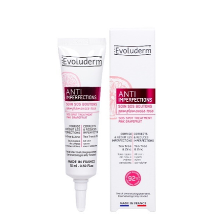 Soin SOS bouton  anti imperfection 15ml EVOLUDERM 20388