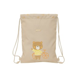 SAC DE GYM JUNIOR 34 CM PRÉSCOLAIRE OURS AV VELO SAFTA