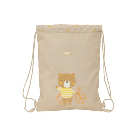 SAC DE GYM JUNIOR 34 CM PRÉSCOLAIRE OURS AV VELO SAFTA