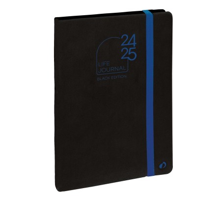 Agenda -Plan Note ML -Black edition - 15x21-16 mois QUO VADIS