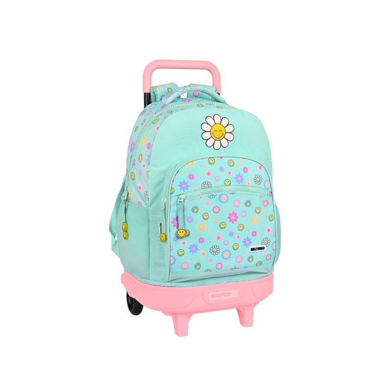 Sac à dos COMPACT W REMOVABLE TROLLEY SMILEY WORLD