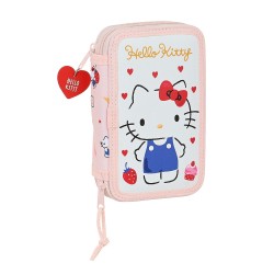 Trousse garnie 2 étages 28pcs HELLO KITTY SAFTA