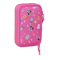 Trousse garnie 2 étages 28pcs MINNIE MOUSE "LUCKY SAFTA