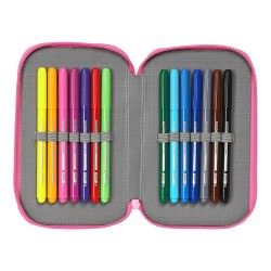 Trousse garnie 2 étages 28pcs MINNIE MOUSE "LUCKY SAFTA