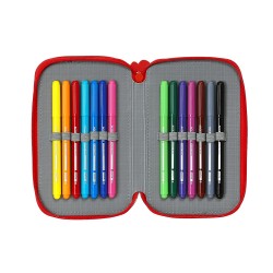 Trousse garnie 2 étages 28pcs MINNIE MOUSE HAPPY SMILES SAFTA