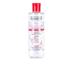 Eau micellaire peaux réactives sujettes aux rougeurs 500ml EVOLUDERM