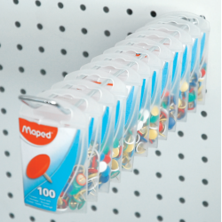 Punaises couleur 10mm (Blister 100) Maped