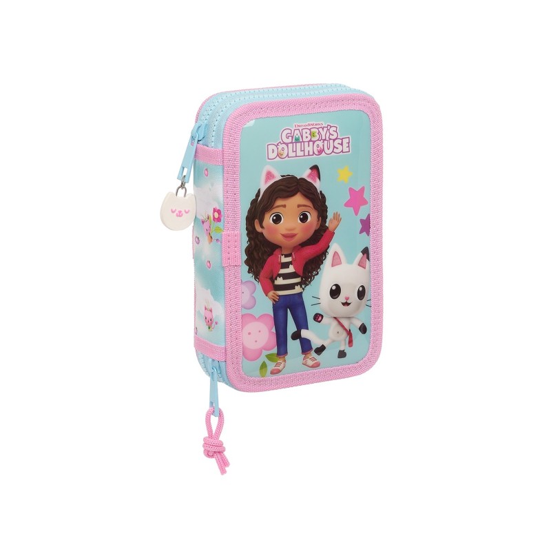 Trousse Double REMPLI 28 PCS GABBY'S DOLLHOUSE SAFTA