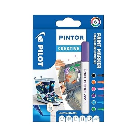 Marqueur permanent pte 1mm FUN PINTOR Pilot