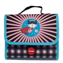 Kit de 2 trousses garnie + petit cartable super heros 08831SHP Milan