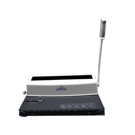 Machine à relier A4 spiral métallique 10fles à 120fles Wiremaster + PA