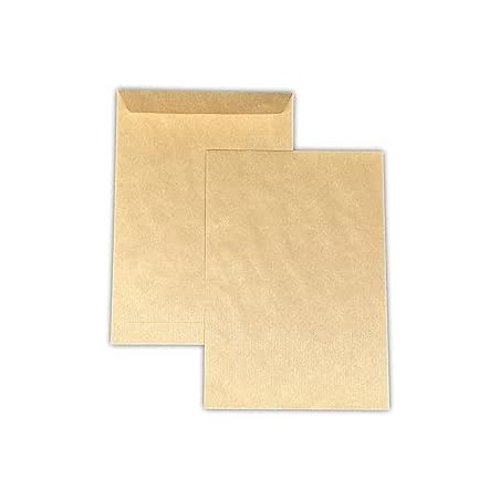 Pochette kraft 28x36 autocollante pqt de 50 OFFICE