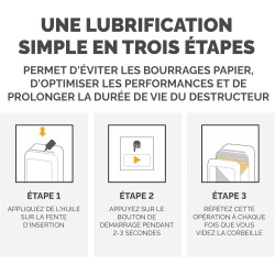 Huile lubrifiante destructeur Fellowes 355 ml