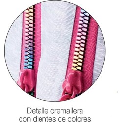 Sac à dos 2 compartiments rose jungle 20l MR18733 MIQUELRIUS