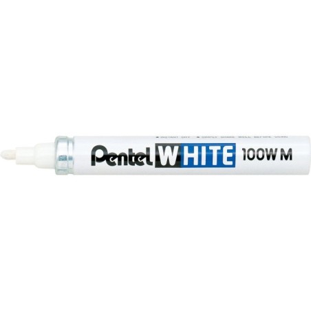 Marqueur permanent Blanc Pentel